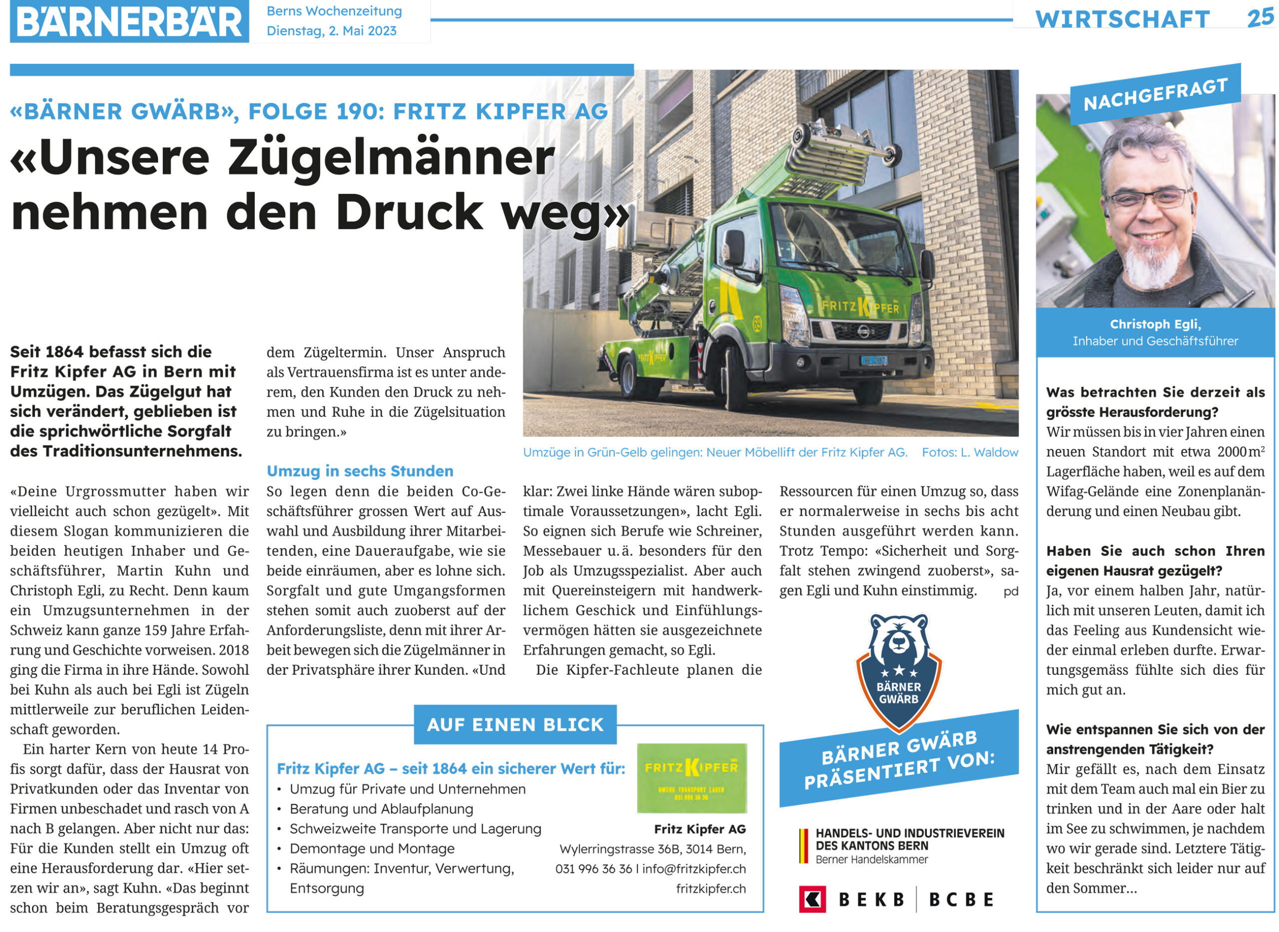 Folge 190 - Firtz Kipfer AG