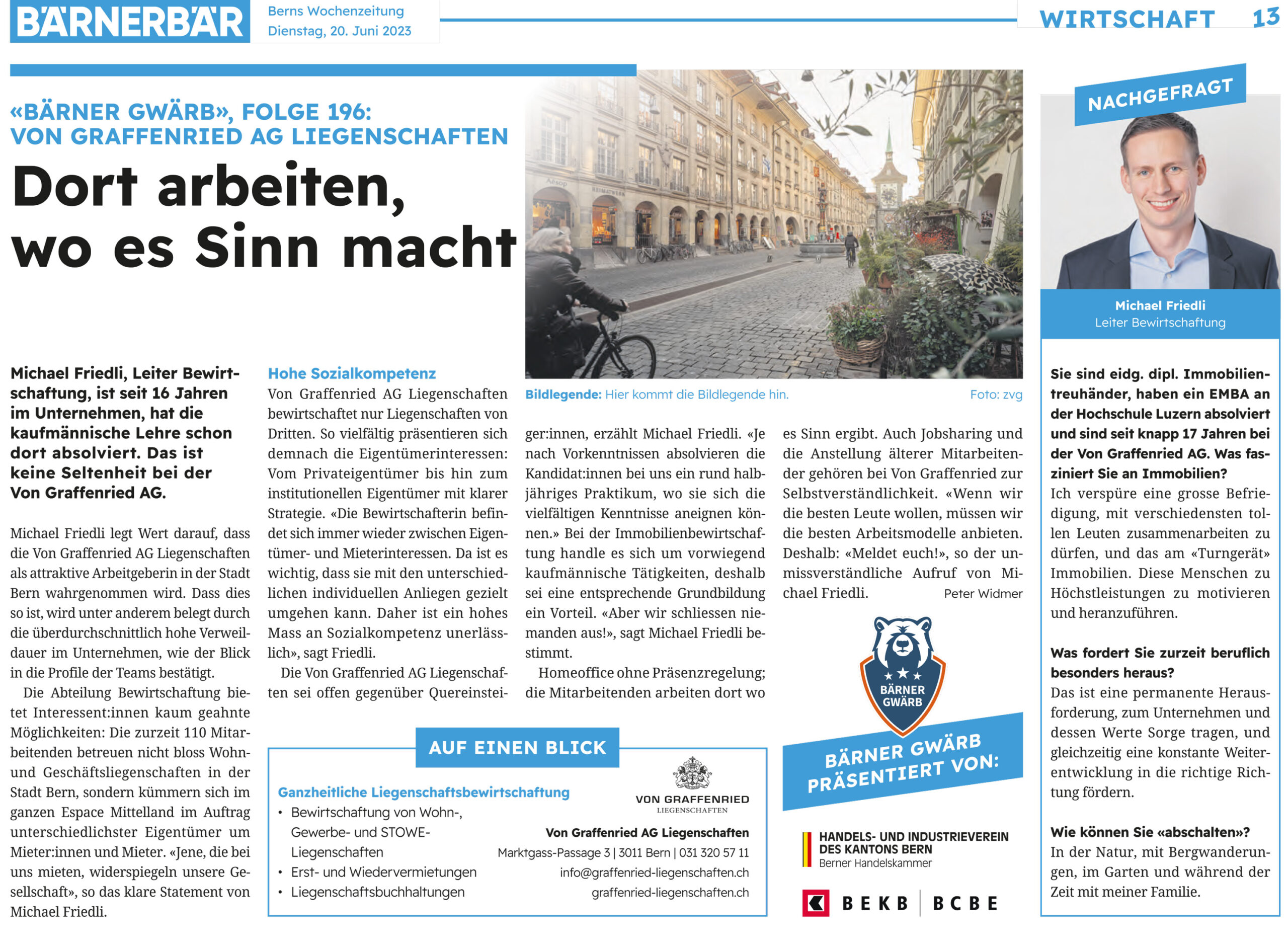 Von Graffenried AG Immobilien